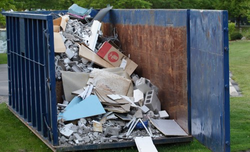 Unwanted furniture ready for disposal in Alperton